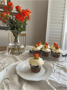 Red velvet cupcakes for Pentecost