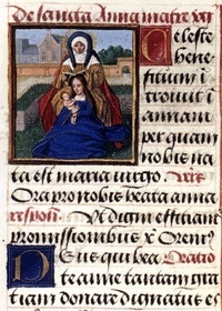 A page from a 16th century Breviary, similar to that of Cardinal de Quiñones.