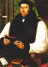 Thomas Cranmer, Archbishop of Canterbury and editor of the Book of Common Prayer